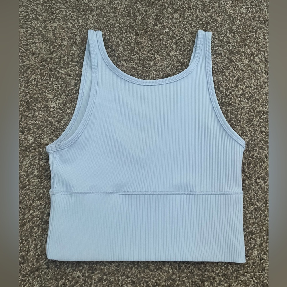 Lululemon Pastel Blue Power Pivot Tank